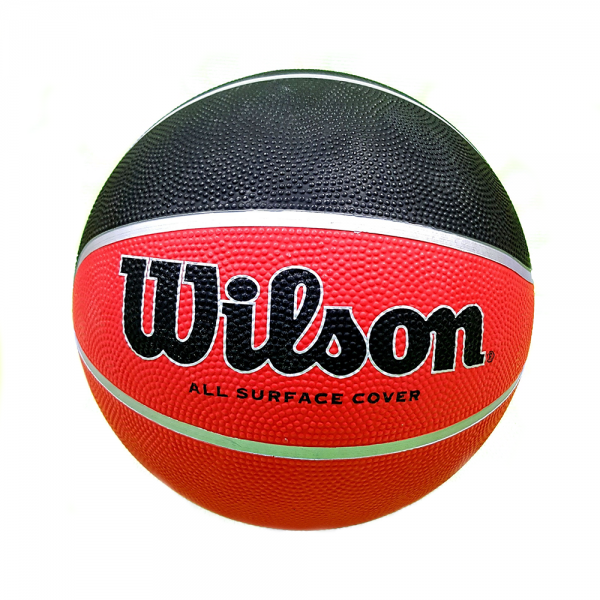 Wilson MVP Basketball-Black & Red